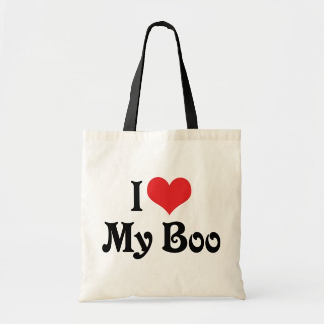 Jag älskar min Boo Tygkasse (Framsidan)