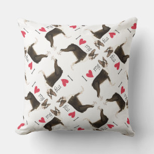 Jag älskar min Boston Terrier Kudde