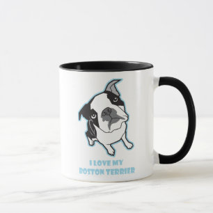 Jag älskar min Boston Terriermugg Mugg