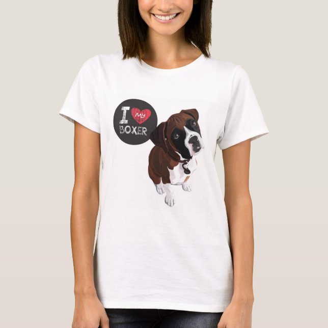 Jag älskar min boxare t shirt (Framsida)