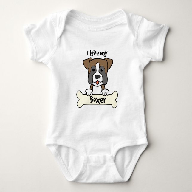 Jag älskar min boxare tee shirt (Framsida)