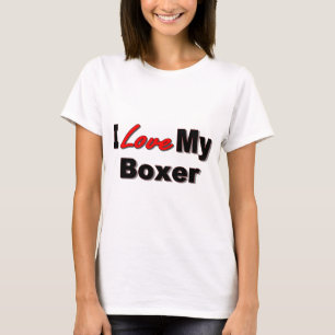 Jag älskar min boxarehundMerchandise T Shirt