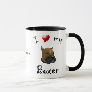 Jag älskar min boxaremugg mugg