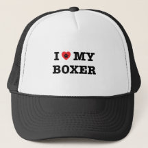 Jag älskar min Boxer-Truckerkeps