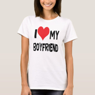 Jag älskar min boyfriend. t-shirt