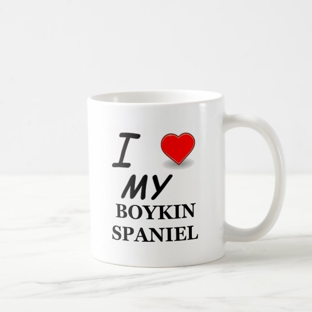 Jag älskar min Boykin Spaniel Kaffemugg (Höger)