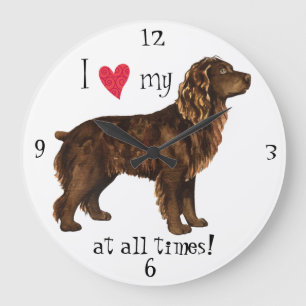 Jag älskar min Boykin Spaniel Stor Klocka