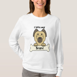 Jag älskar min Briard Tee