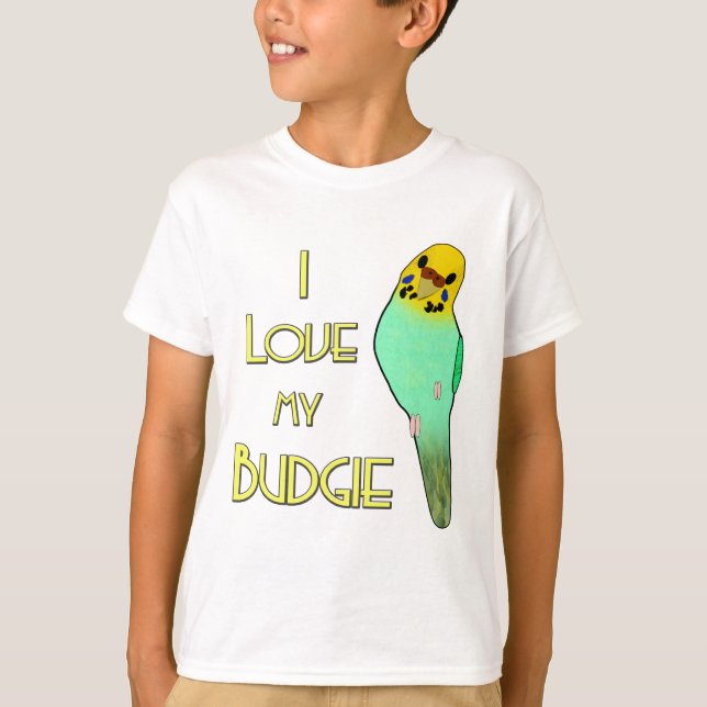 Jag älskar min Budgie Tröja (Framsida)