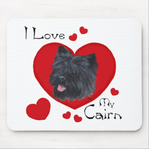 Jag älskar min Cairnterrier Musmatta