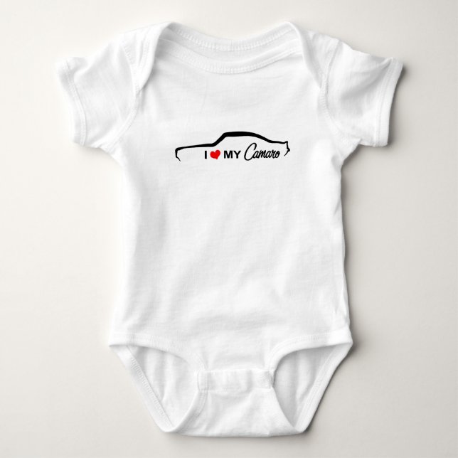 Jag älskar min Camaro T-shirt (Framsida)
