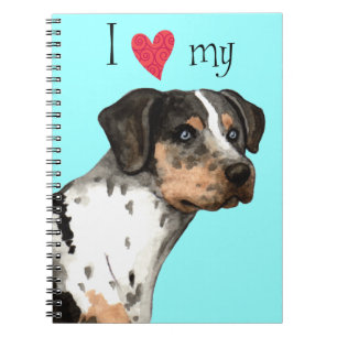 Jag älskar min Catahoula Anteckningsbok Med Spiral