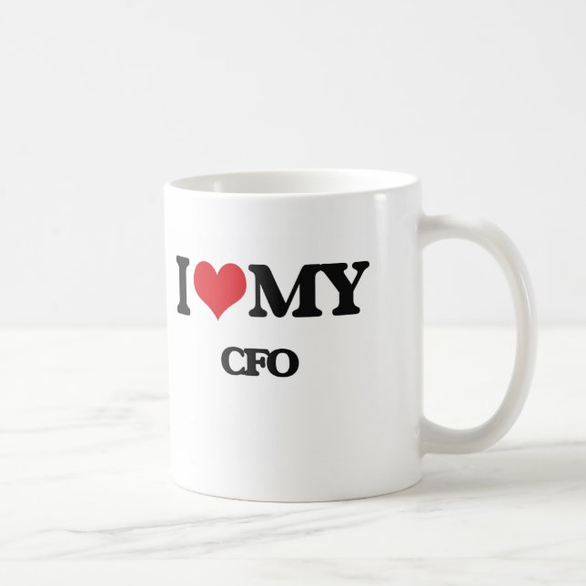 Jag älskar min Cfo Kaffemugg (Höger)