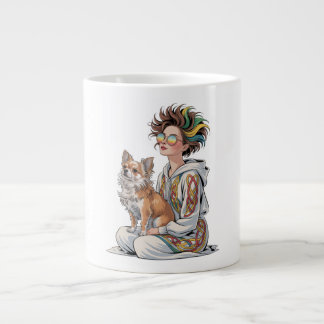 jag älskar min chihuahua jumbo mugg