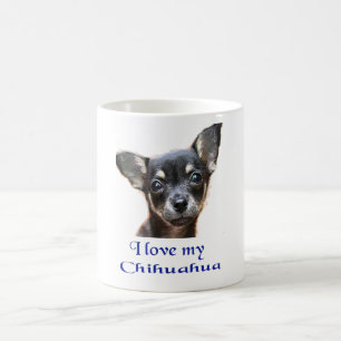 Jag älskar min chihuahua kaffemugg