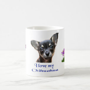 Jag älskar min Chihuahua Kaffemugg