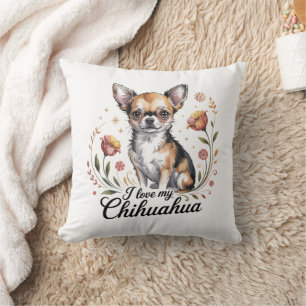 Jag älskar min chihuahua kudde