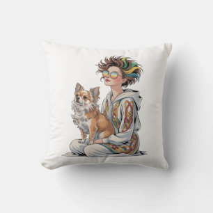 jag älskar min chihuahua kudde