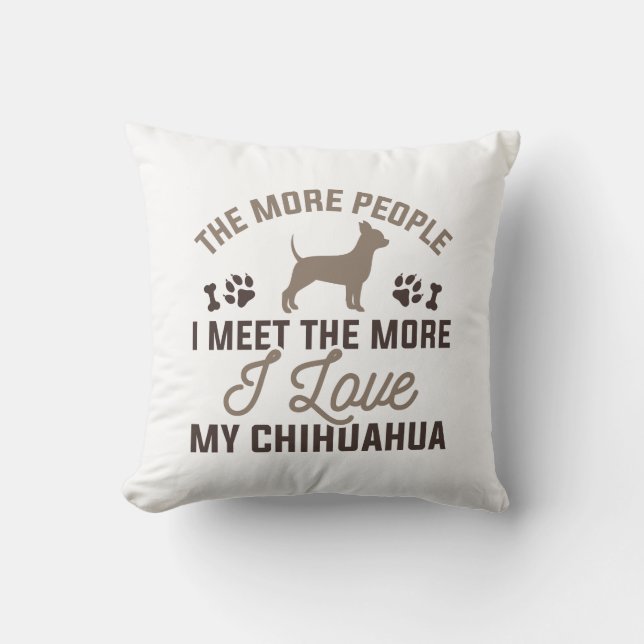 Jag älskar min chihuahua kudde (Framsida)