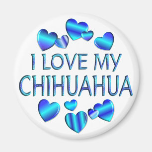 Jag älskar min Chihuahua Magnet