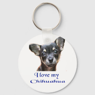 Jag älskar min chihuahua nyckelring