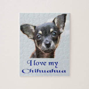Jag älskar min chihuahua pussel
