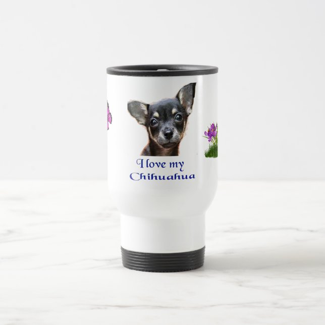 Jag älskar min Chihuahua Resemugg (Center)