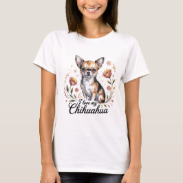 Jag älskar min chihuahua t shirt