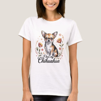 Jag älskar min chihuahua t shirt