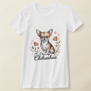 Jag älskar min chihuahua t shirt