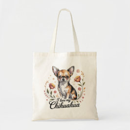 Jag älskar min chihuahua tygkasse