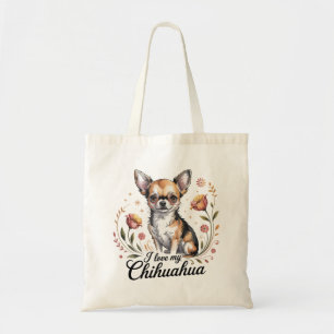 Jag älskar min chihuahua tygkasse