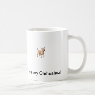 Jag älskar min Chihuahuamugg Kaffemugg