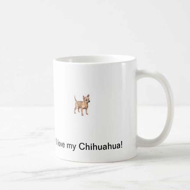 Jag älskar min Chihuahuamugg Kaffemugg (Höger)
