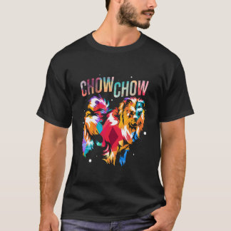 Jag älskar min chow chow hund ägare present t shirt