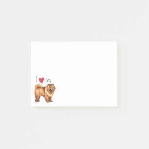Jag älskar min ChowChow Post-it Block