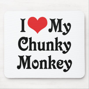 Jag älskar min Chunky Monkey Musmatta