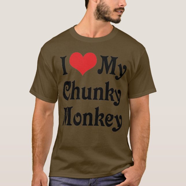 Jag älskar min Chunky Monkey Tröja (Framsida)