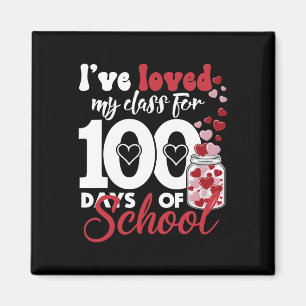 Jag älskar min Cl i 100 dagar Skollärare Valentine Magnet