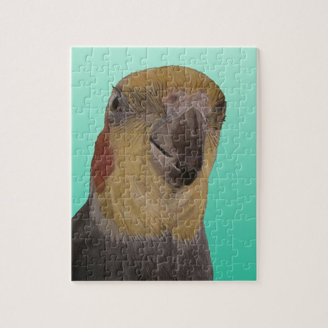 Jag älskar min Cockatiel! Fågel Pussel (Vertikal)