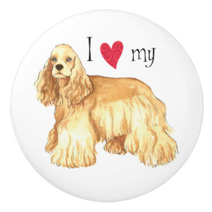 Jag älskar min cockerspanielSpaniel Knopp