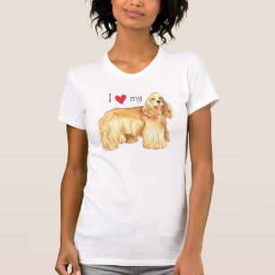 Jag älskar min cockerspanielSpaniel T-shirt