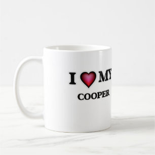 Jag älskar min Cooper Kaffemugg