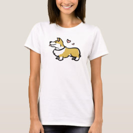 Jag älskar min corgiskjorta t-shirt