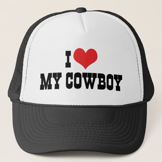 Jag älskar min cowboy truckerkeps (Framsida)