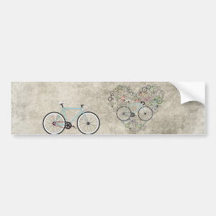 Jag älskar min cykel bildekal