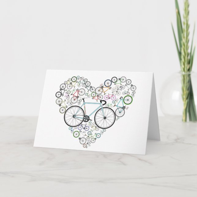 Jag älskar min cykel kort (Framsida)