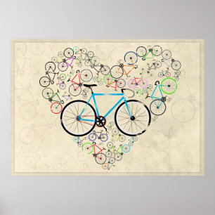 Jag älskar min cykel poster