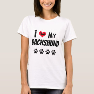Jag älskar min Dachshund T Shirt
