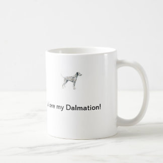 Jag älskar min Dalmation mugg